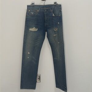 Levi's Red label 34x32 Men’s Straight Jeans with Vintage Fading